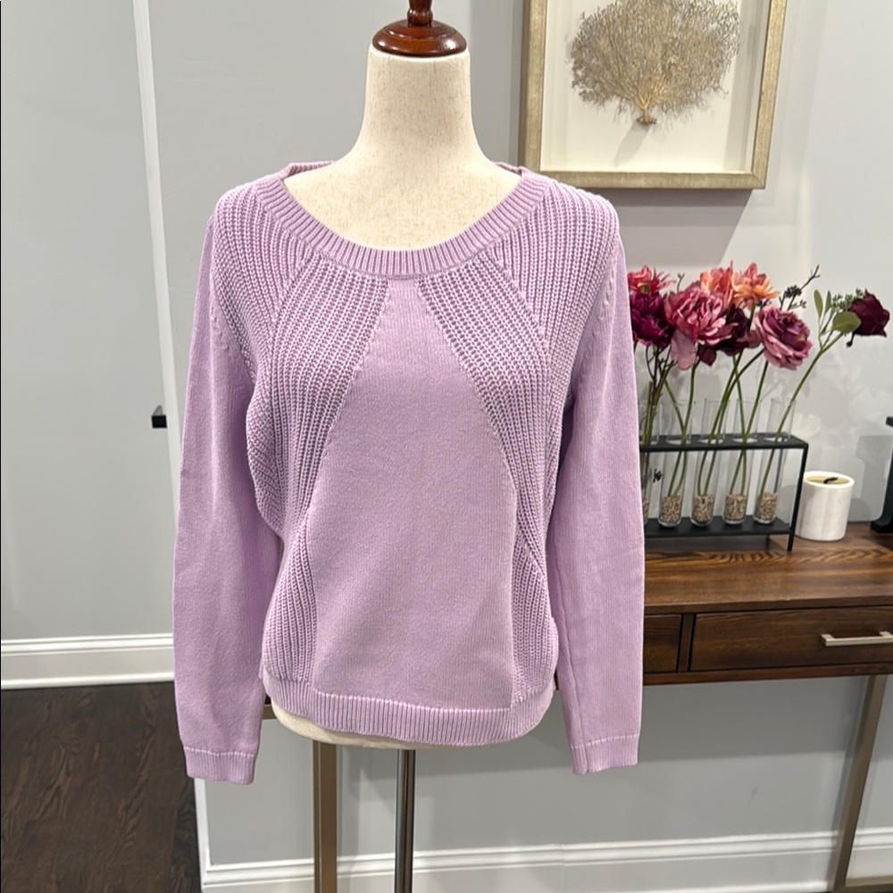 Lavender Cotton Women's Sweater